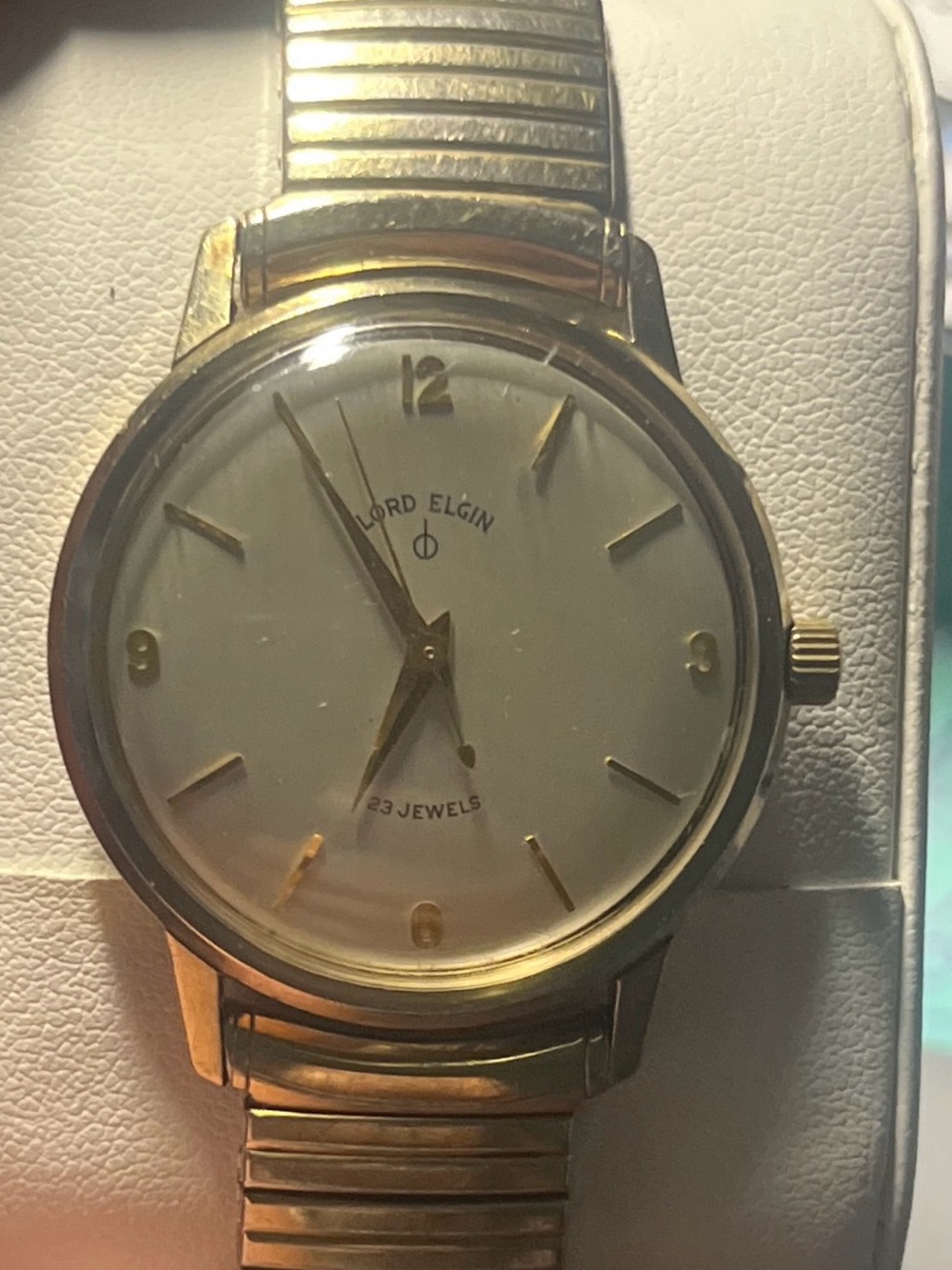 Henry Ford II SIGNED 10k Solid Gold Lord Elgin Employee Appreciation collectors